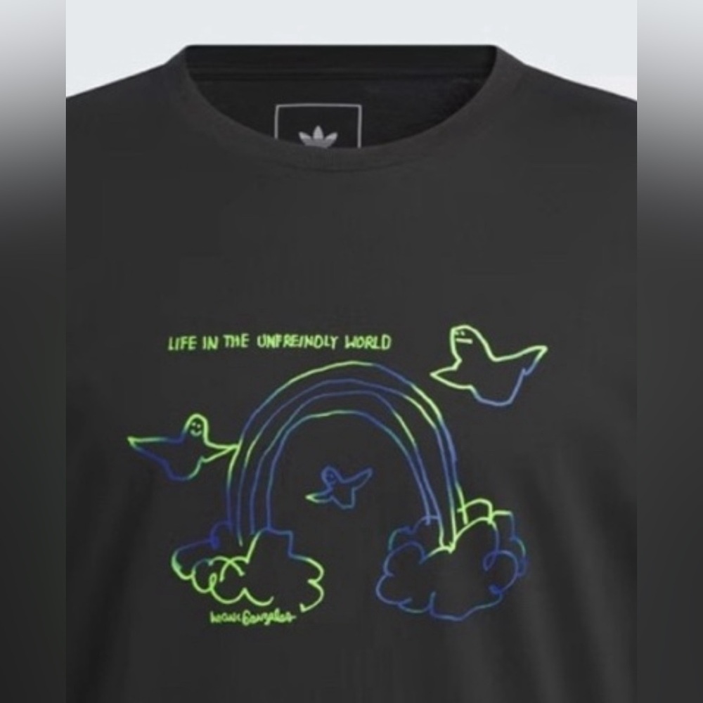 NWT Adidas Originals Shmoofoil Cloudy Long Sleeve, Size Small - Picture 8 of 8